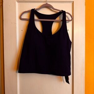 Fabletics Midnight Blue Racerback Crop Top